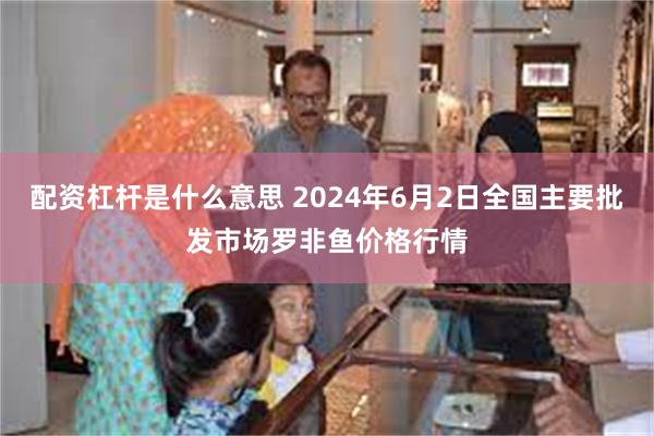 配资杠杆是什么意思 2024年6月2日全国主要批发市场罗非鱼价格行情