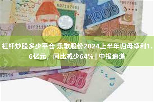 杠杆炒股多少平仓 乐歌股份2024上半年归母净利1.6亿元，同比减少64% | 中报速递